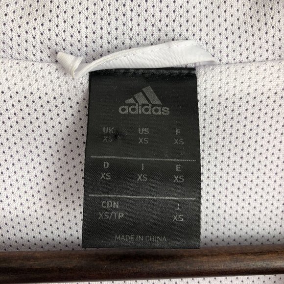 Adidas Men's Size XS Purple Real Madrid Spain Full Zip Hooded Soccer Jacket - Picture 9 of 12